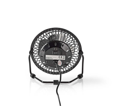 Nedis USB ventilator FNDK1BK10 zwart