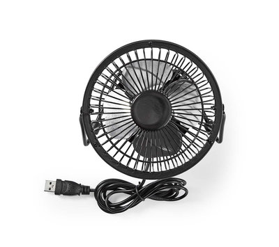 Nedis USB ventilator FNDK1BK10 zwart