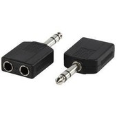 COM Verloop 3,5mm jack > 2x 3,5mm jack