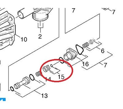 Karcher ventiel van hogedrukreiniger 9.001-107.0