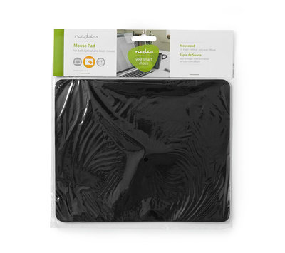 Nedis muismat zwart MPADF100BK