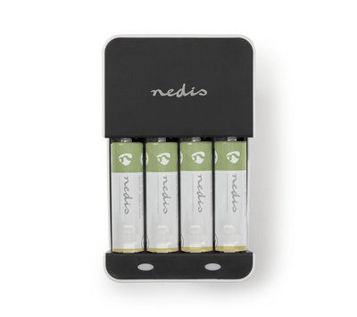 Nedis batterijlader voor NIMH,  AA/AAA BACH05