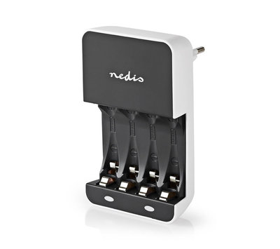 Nedis batterijlader voor NIMH,  AA/AAA BACH05