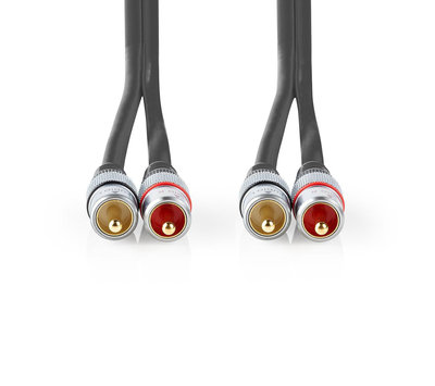 2x RCA audio aansluitkabel 5m CAGC24200AT50