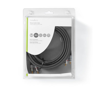2x RCA audio aansluitkabel 5m CAGC24200AT50