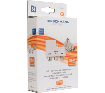 Hirschmann 3-voudige kabelsplitter 695020576