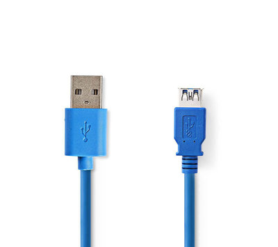 USB-A naar USB-A verlengkabel 3.0 2m CCGP61010BU20