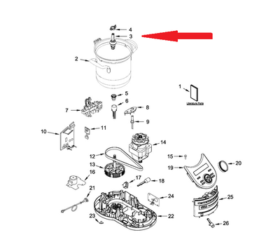 KitchenAid adapter van CookProcessor W11651611