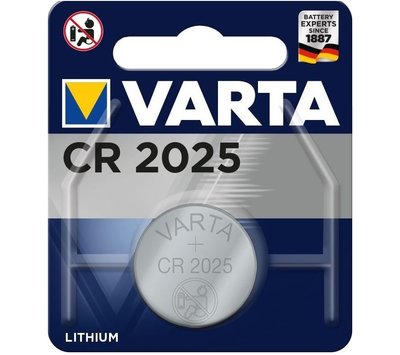 Varta CR2025 3V Lithium knoopcel batterij