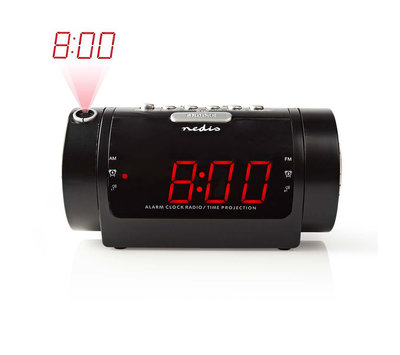 Nedis Digitale wekkerradio met display CLAR005BK