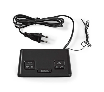 Nedis Digitale wekkerradio CLAR002BK