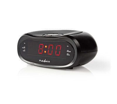 Nedis digitale wekkerradio CLAR001BK