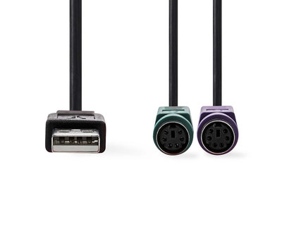 USB-A naar PS2 adapter CCGB60830BK03
