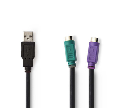 USB-A naar PS2 adapter CCGB60830BK03