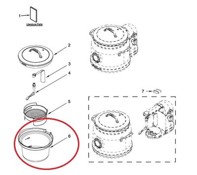 KitchenAid mengkom van Multicooker W10726711