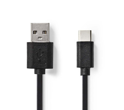 USB-A naar USB-C kabel 1m (USB 2.0) CCGB60600BK10