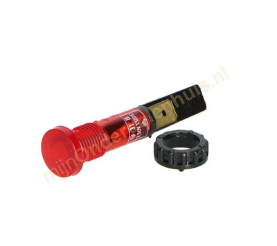 Universele signaallamp rond rood 10mm