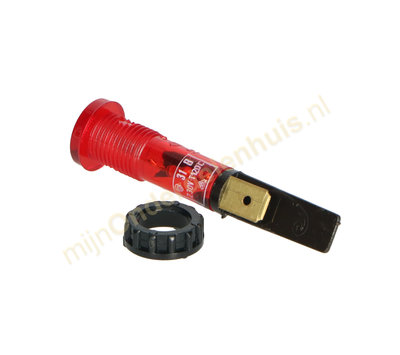 Universele signaallamp rond rood 10mm