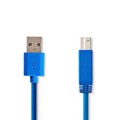 Nedis USB-A naar USB-B kabel 3.2 Gen 1  2m CCGP61100BU20
