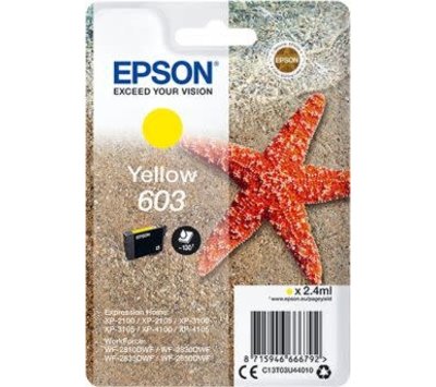 Originele Epson inktcartridge 603 geel C13T03U44010