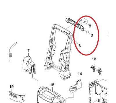 Karcher handgreep van hogedrukreiniger 9.012-717.0