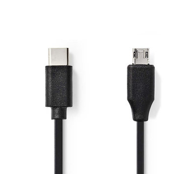 USB-C naar micro USB-B kabel 1m CCGP60750BK10