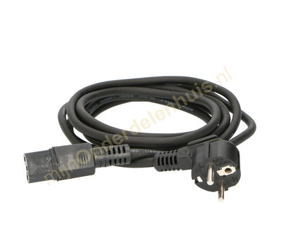 Apparaatsnoer CEE aansluitkabel 3m zwart 7017254V