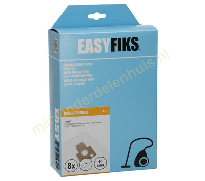 Easyfiks stofzuigerzakken voor Siemens 00468264 Type P