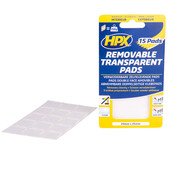 HPX HPX Removable Transparant Pads HT2525 25mm x 25mm