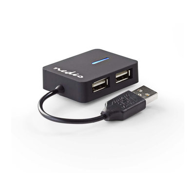 4-poorts USB 2.0 hub UHUBU2410BK