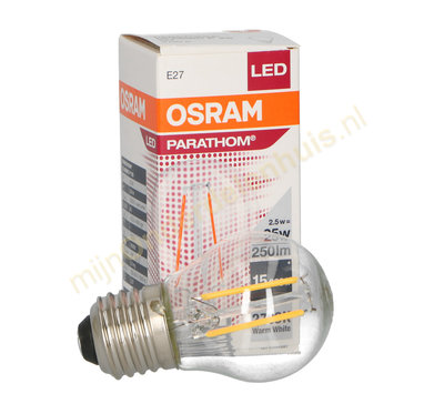 Osram LED kogellamp Classic P25 2.5/25W E27 helder