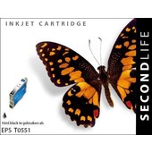 SecondLife SecondLife inktcartridge voor Epson T0551 zwart