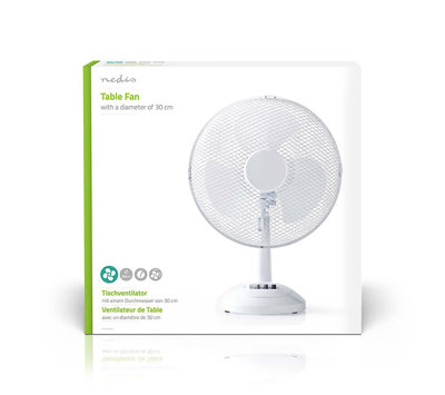 Nedis tafelventilator 30cm FNTB11CWT30