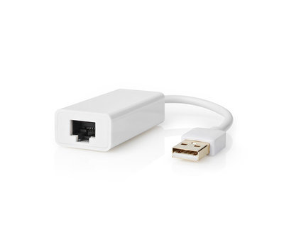 Nedis USB-A naar RJ45 ethernet adapter CCGB60950WT02