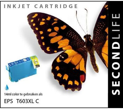 SecondLife inktcartridge voor Epson 603XL blauw