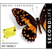 SecondLife SecondLife inktcartridge voor Epson 603XL geel