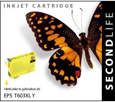 SecondLife inktcartridge voor Epson 603XL geel