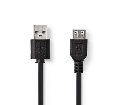 USB-A naar USB-A verlengkabel 2m CCGL60010BK20