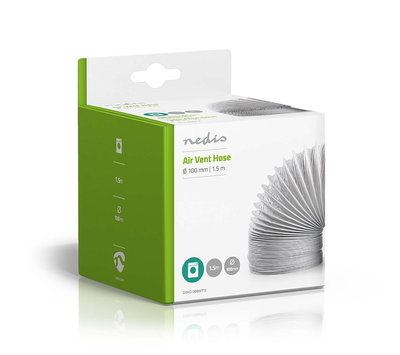 1.5 m slang voor wasdroger 100mm DRHO100BWT15