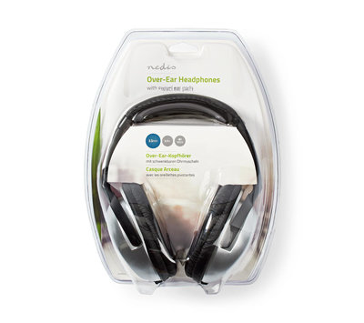 Nedis bedrade on-ear hoofdtelefoon HPWD1201BK