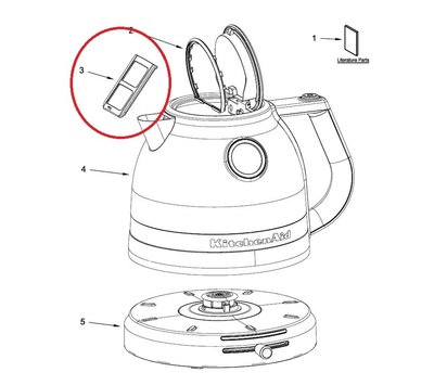KitchenAid filter van waterkoker W10558310