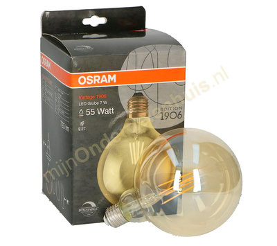 Osram Vintage 1906 LED Globelamp 6.5/51W E27