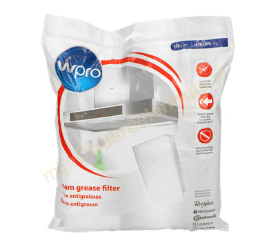 Wpro universeel filter voor afzuigkap 484000008523