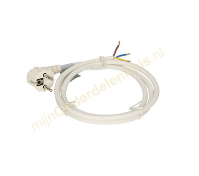 EGB aansluitsnoer met stekker 1.5m wit 3x1.5mm2