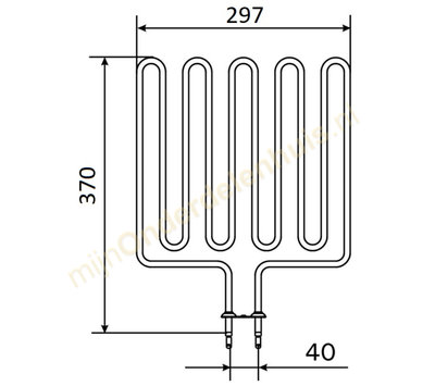 Harvia verwarmingselement van sauna 2670W ZSL-316