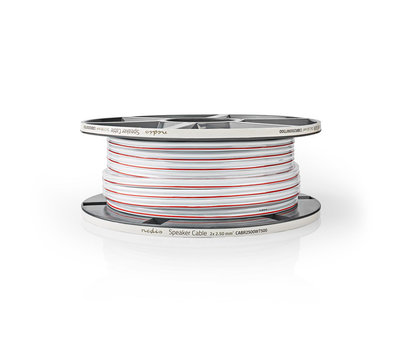 Luidsprekerkabel 2.5mm² 50m CABR2500WT500 wit