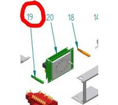 Boretti signaallamp van oven (groen) A10612