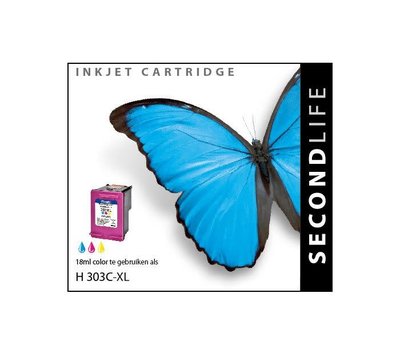 SecondLife inktcartridge voor HP303 XL kleur