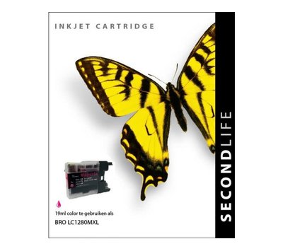 SecondLife inktcartridge voor Brother LC1280M XL rood