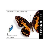 SecondLife SecondLife inktcartridge voor Epson T0611 zwart